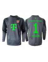 Bayern Munich Manuel Neuer #1 Maalivahdin Vieraspaita 2025-26 Pitkähihainen